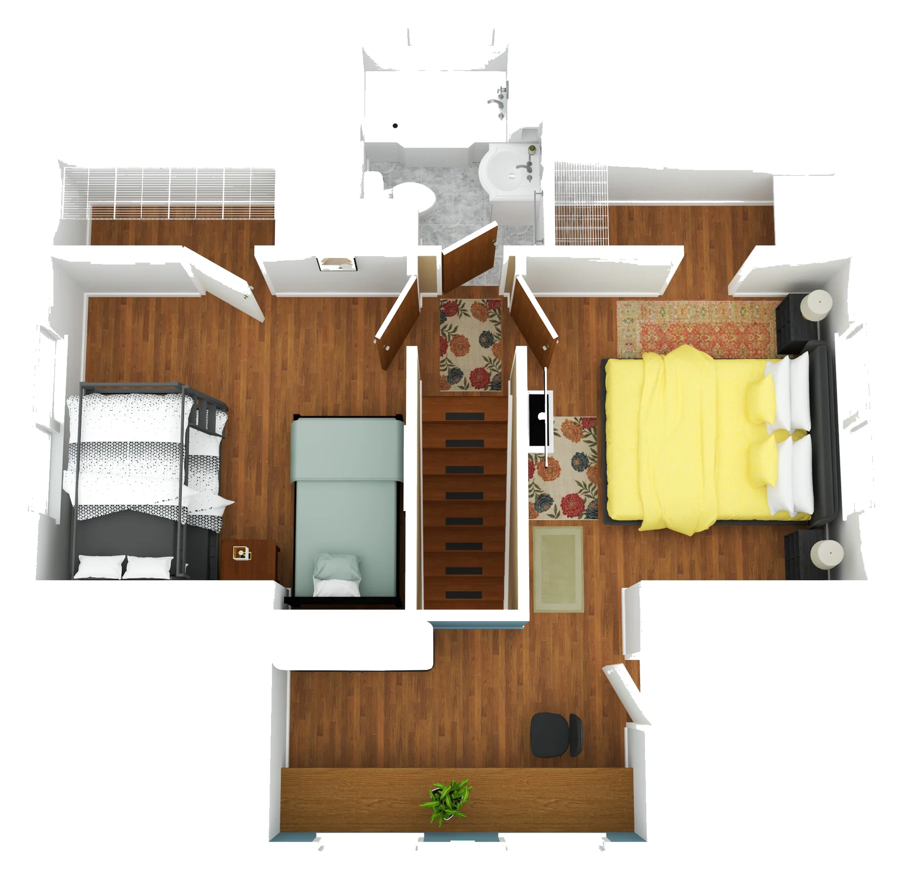 Upper Floor floor plan — The House on Pritz