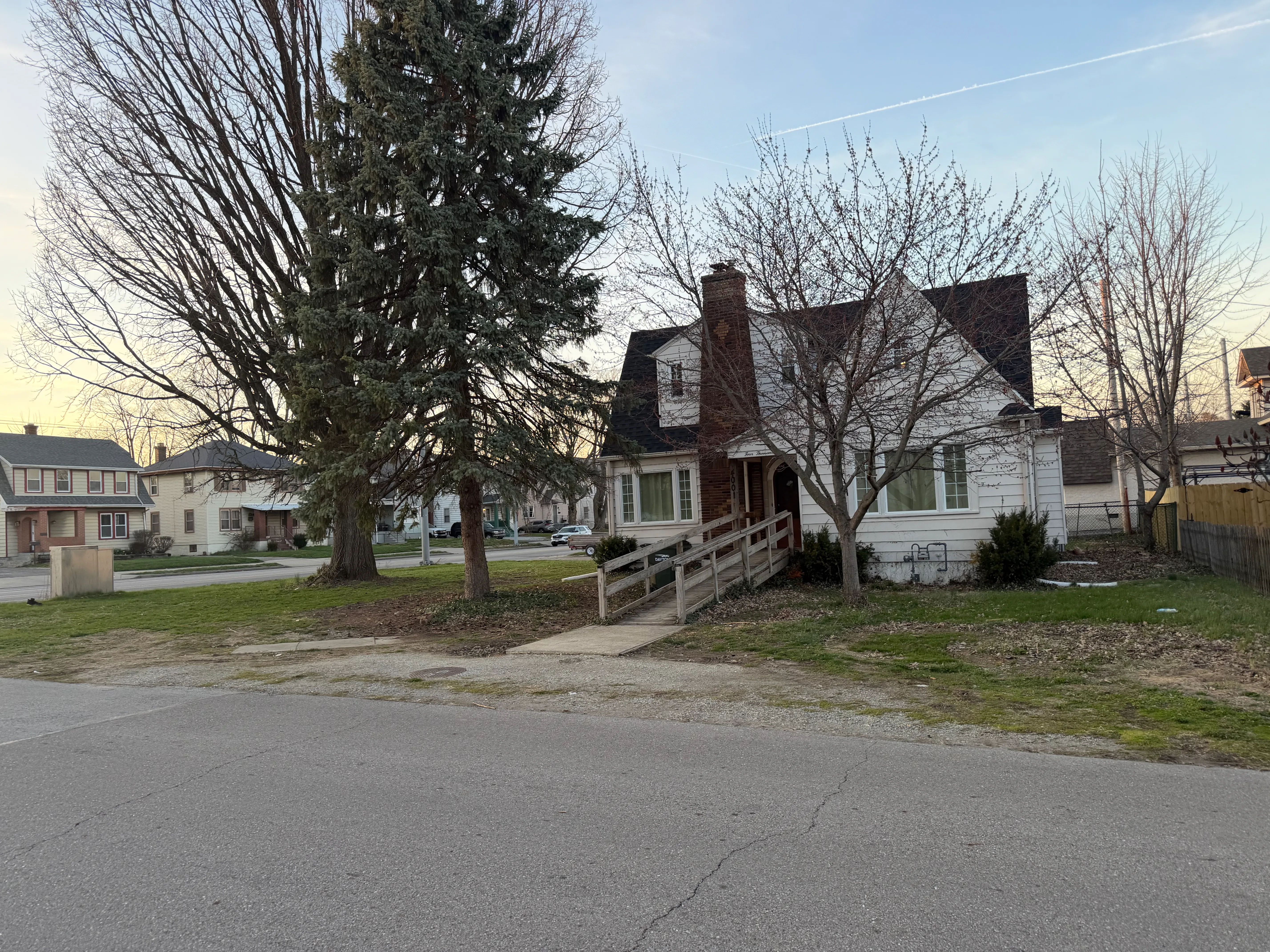 Exterior front view of The Land of Cleve, Dayton OH