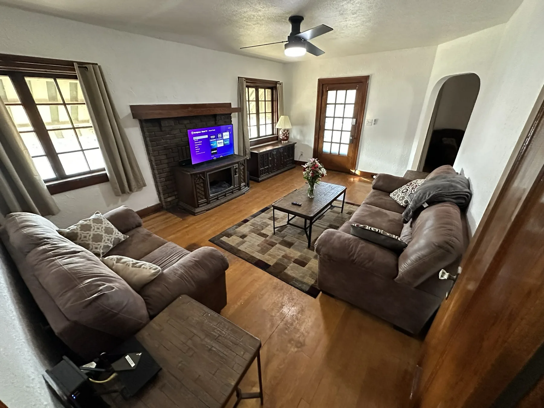 Living room — second angle at The Wright House